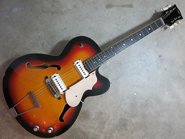 VOX Typhoon フルアコ　ギター Vintage 1967 Vox Typhoon Sunburst Guitar Very Clean