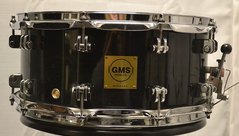 GMS 6.5x14" Black Lacquer Snare Drum image 1