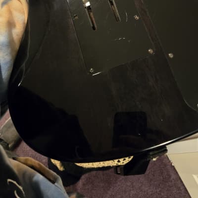 Agile Interceptor 727 Left Handed 7 string Electric Guitar 2015 - Transparent Black Flame image 18