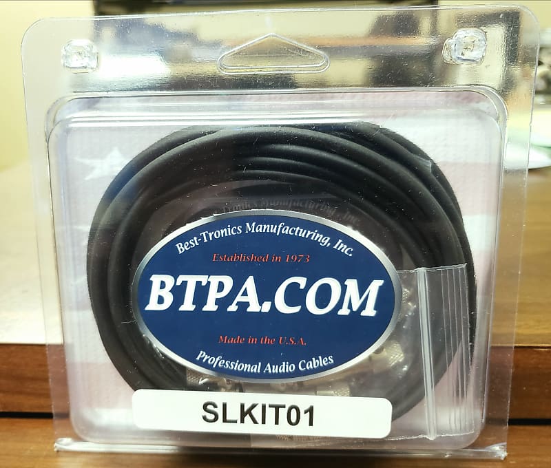 BestTronics SLKIT01 Pro Audio Solderless Cable\Pedalboard Reverb