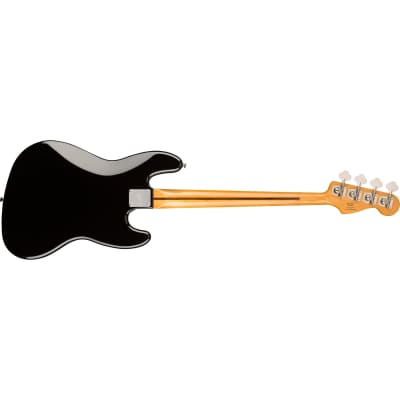 Squier Classic Vibe 70s Jazz Bass, Black, Left-Handed, Maple Fingerboard image 2