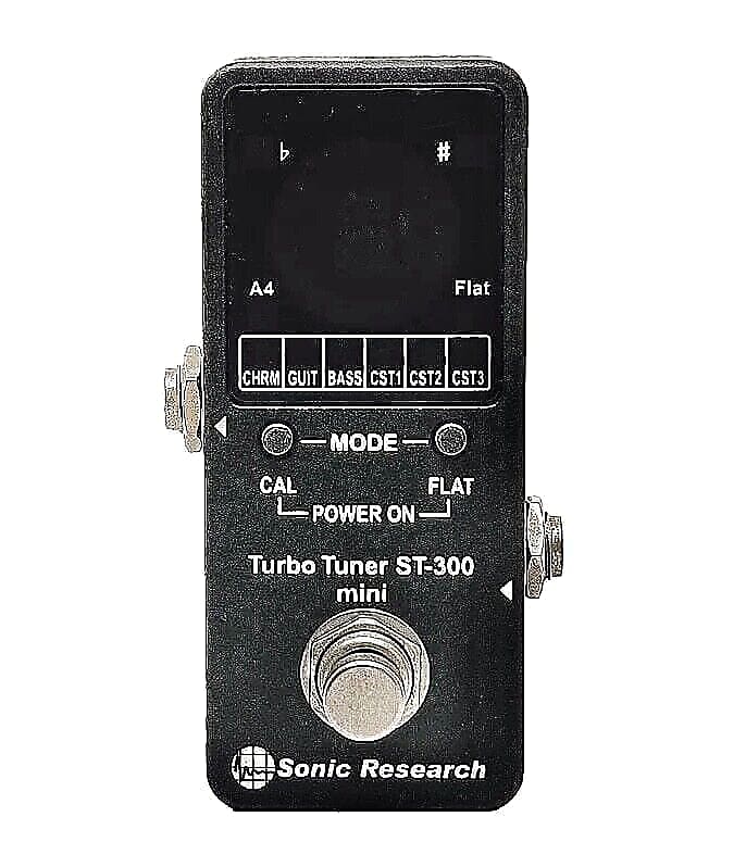 Sonic Research ST-300 Mini Stomp Box Turbo Tuner | Vision Guitar