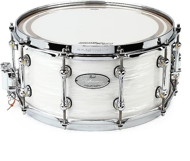 Pearl RFP1465S/C452 Reference Pure 6.5x14" Snare Drum in Pearl White Oyster (Made to Order) image 1