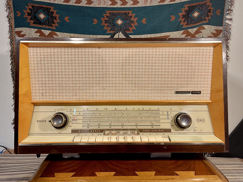 Fully Restored Grundig 5490 Stereo FM/MPX/AM/Shortwave/UHF Radio MCM Style And Incredible Sound! image 1