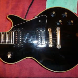 Vintage Gibson Les Paul Custom 1971 Black image 11