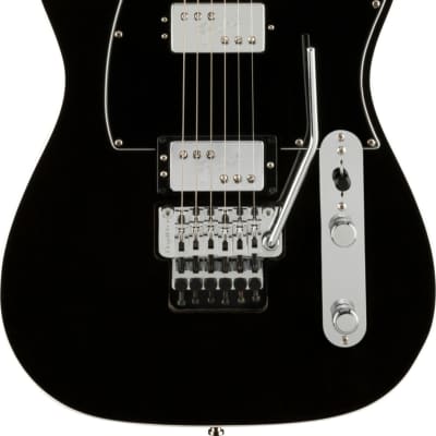 Fender American Ultra Luxe Telecaster Floyd Rose HH, Mystic Black w/ Case image 1
