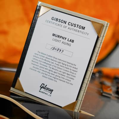 2023 Gibson Custom '64 Trini Lopez Silverburst Murphy Lab Light Aged w/OHSC image 10