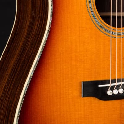 Collings D-42A T Sunburst Torrefied Adirondack Spruce and Indian Rosewood Traditional Custom NEW image 8
