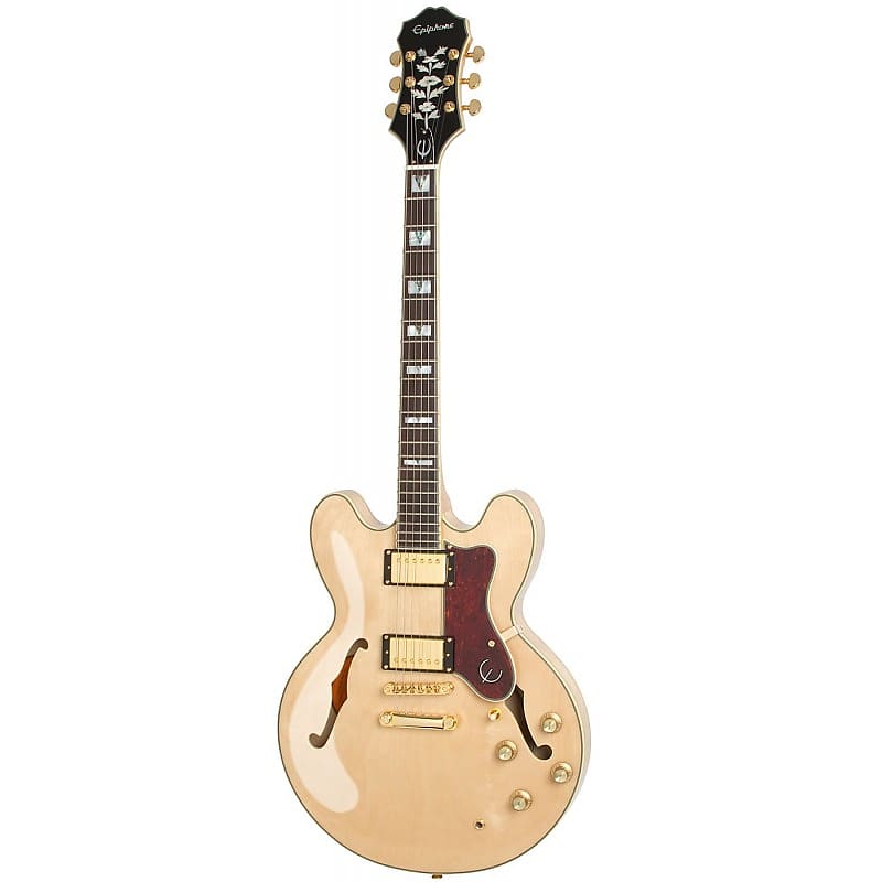 Epiphone SHERATON II Pro Natural 【改造あり】 Epiphone Sheraton-II PRO - natural Semi-hollow electric guitar