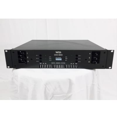 NSI DDS8600 6 Channels 7200w Total Rackmount Knockout Panel Dimmer image 1