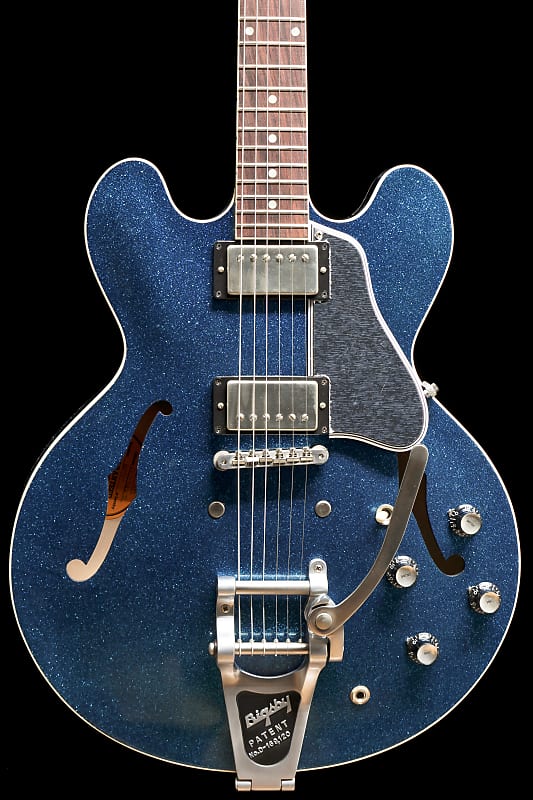 Gibson MOD Series 1961 ES-335 with Bigsby, Blue Sparkle