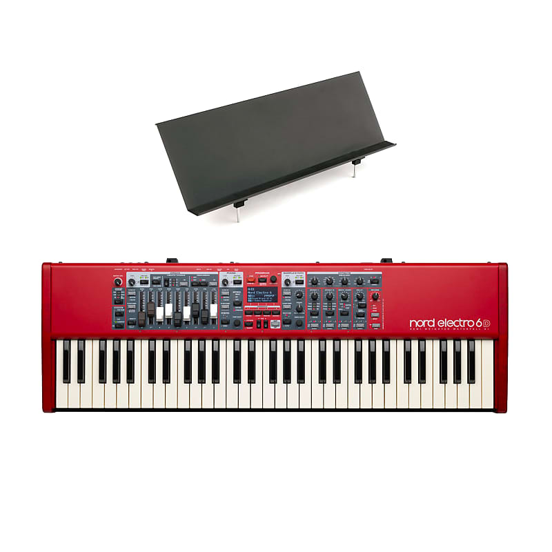 Nord Electro 6D 61-Key Semi-Weighted Keyboard and Music Stand Bundle image 1