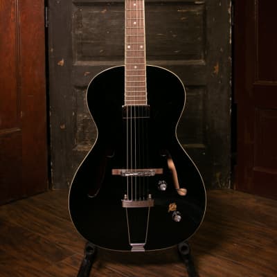 Framus Vintage 5/51 Studio - Solid Black High Polish Electric Guitar image 1
