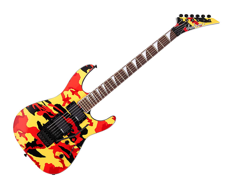 Jackson X Series Soloist SLX DX Camo Guitar - Multi-Color Camo w/Laurel FB image 1