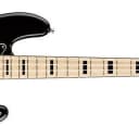 Fender American Deluxe Jazz Bass Maple Neck Black with Hard Shell Case 0194582706