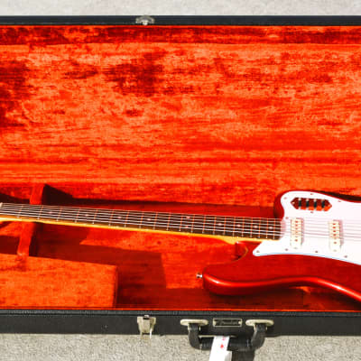 2012 Fender J-Craft Bass VI MIJ - Candy Apple Red for sale