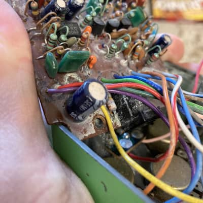 Ibanez TS9 Vintage JRC4558d Tube Screamer READ 1984 - Green electric guitar Overdrive, Original Vintage image 13
