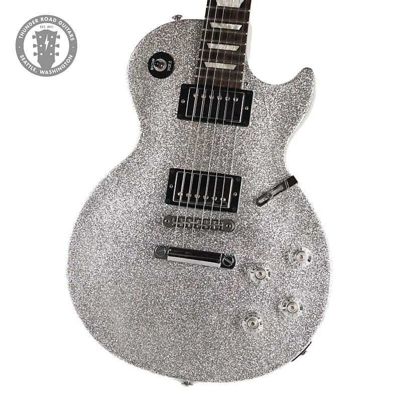 2016 Gibson Les Paul Studio Silver Sparkle | Reverb Canada