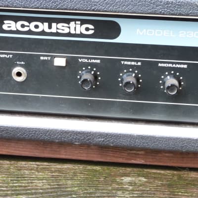 Acoustic 230 amp head acoustic control image 2