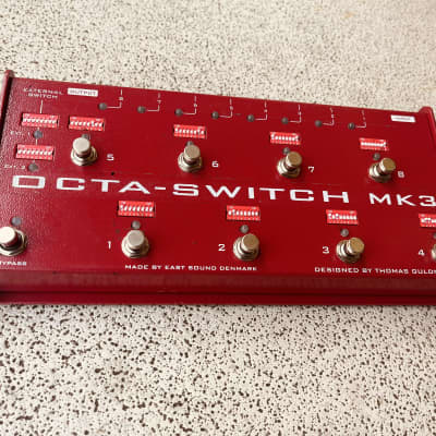 Carl Martin Octa-Switch III 2010s - Red for sale