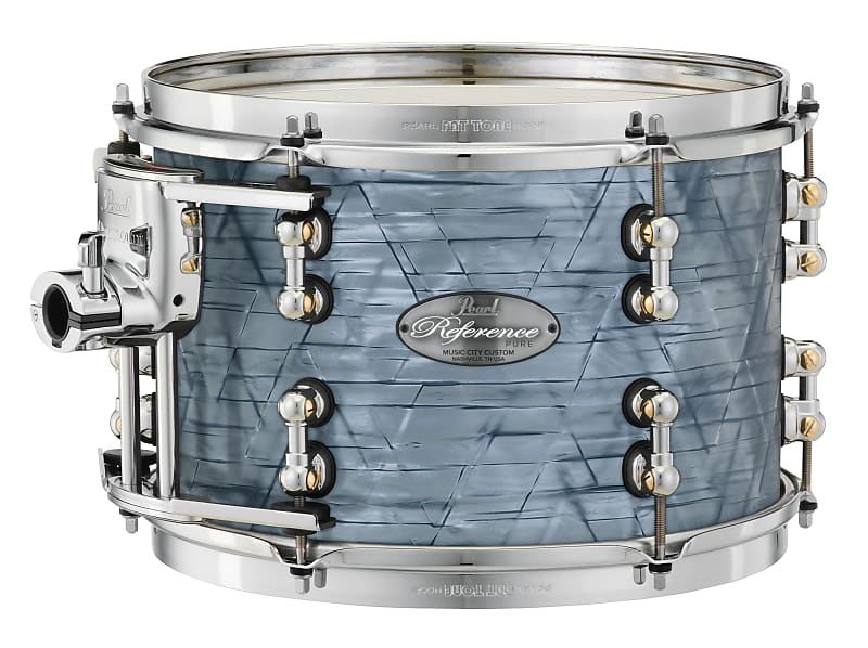 Pearl Music City Custom Reference Pure 18"x14" Bass Drum w/BB3 Mount MOLTEN SILVER PEARL RFP1814BB/C451 image 1