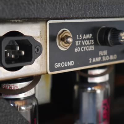 1964 Fender Pro Amp // fully serviced tube amp head // blackface era image 11