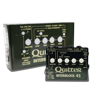 Quilter Interblock 45 45-Watt Guitar Head Pedal 2018 - Black for sale