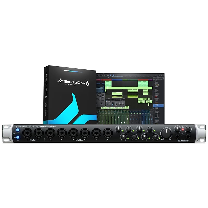 PreSonus Quantum 2626 26x26 Thunderbolt 3 Audio Interface M1 PreSonus Quantum 2626 26x26 Thunderbolt 3 Audio Interface M1