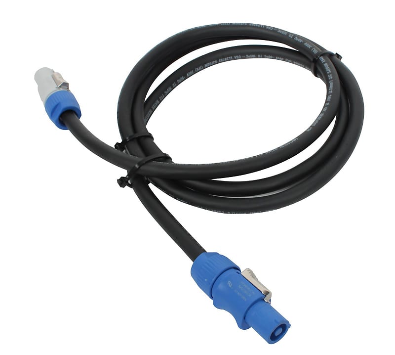 Neutrik PowerCon Cable Locking 3-Pin Type A to Type B, 6' image 1
