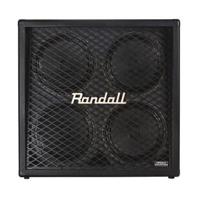 Randall RD412-V30 Diavlo 240-Watt 4x12" Angled Baffle Guitar Speaker Cabinet 2020s - Black image 1