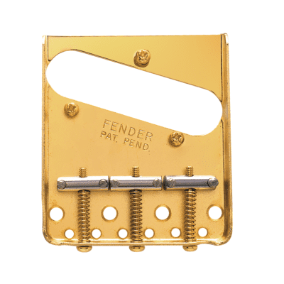Glendale Double Cut Stainless Steel Telecaster Bridge Plate
