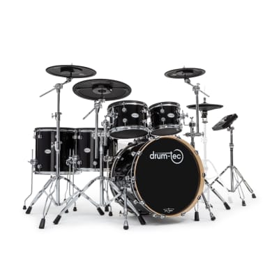 drum-tec pro 3 with Roland TD-27 - 2 up 2 down - Piano Black