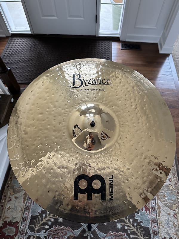 Meinl Byzance 20” Brilliant Heavy Hammered Crash Brilliant | Reverb