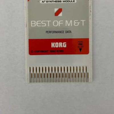 Korg 03R/W Performance Data Card Best Of M&T