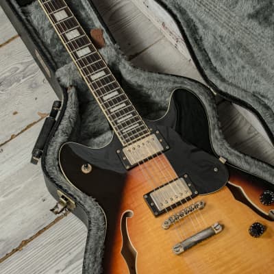 Peavey - JF1 EX - Semi-Hollow Body Electric Guitar, Vintage Sunburst - w/HSC - x6201 - USED image 19