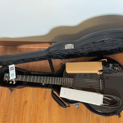 Enya Carbon Fiber Acoustic Electric Guitar X4 Pro Mini with Hard Case image 22