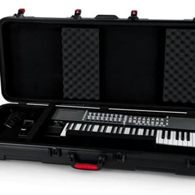 Gator GTSA-61 TSA Molded 61-Note Keyboard Case with Wheels image 1