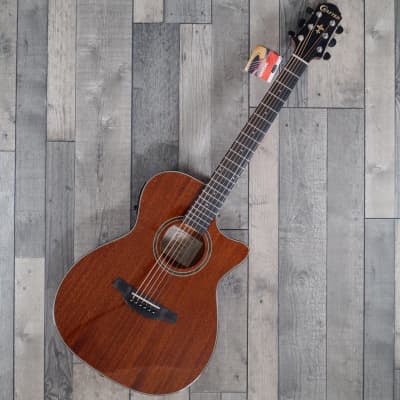 Crafter HT-250CE MH/BR Solid Mahogany Top, Orchestral Body, Electro Cutaway Acoustic 'Gloss Mahogany' for sale