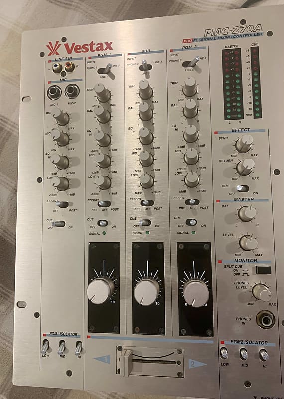 Vestax PMC-270A DJミキサー　ダイヤルフェーダーバージョン 株式会社サウンドアクティブ - VESTAX DJ MIXER の全国通販