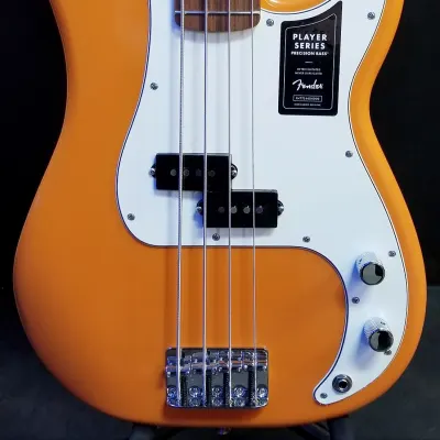 Fender Player Precision Bass Capri Orange w/FREE Pro Set up image 1