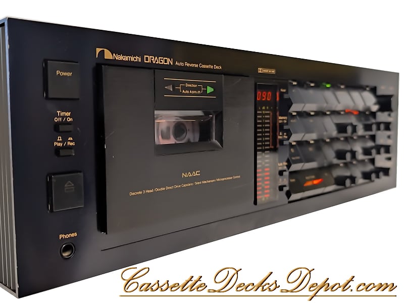 Excellent Nakamichi Dragon, Serviced &amp; Tested, 3 Months Warranty (SN 066xx)  			