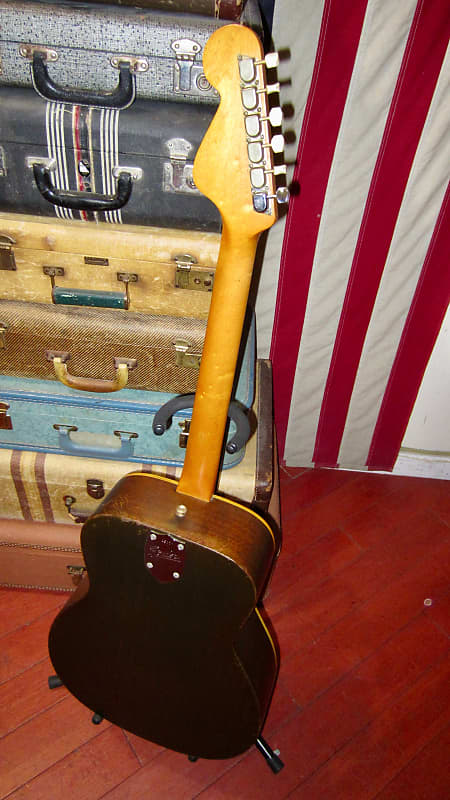 1969 Fender Newporter Small Bodied Acoustic Natural | Reverb