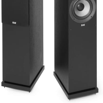 ELAC Debut 2.0 6.5" Floorstanding Speaker, Black, Pair image 7