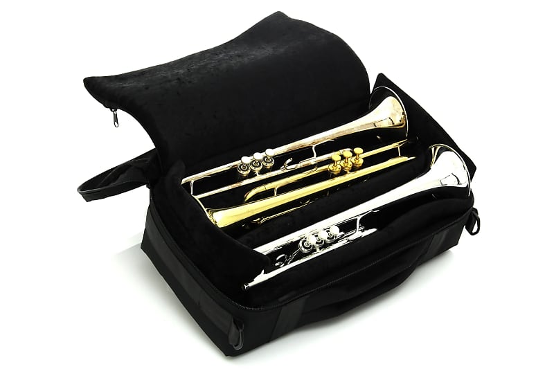 Brass Bags premier triple trumpet gig bag case w/ straps Reverb