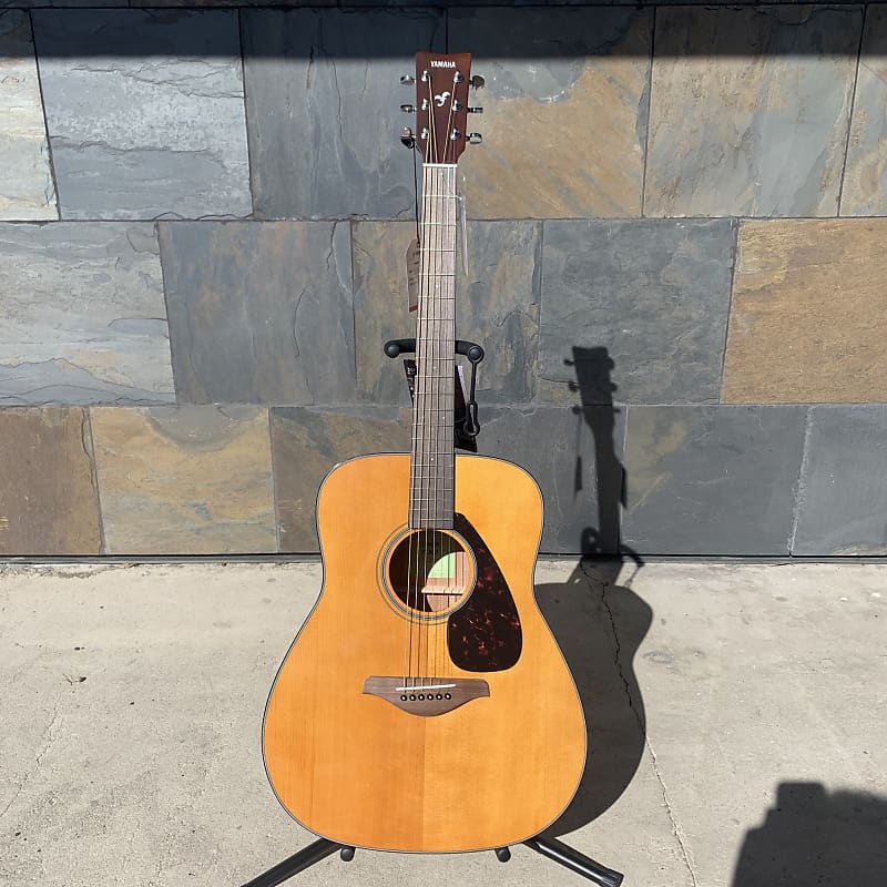 Yamaha FG800 VN Dreadnought Acoustic Vintage Natural Finish Reverb