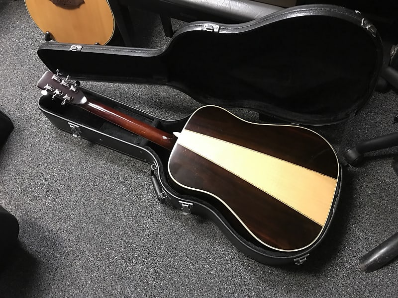 KISO SUZUKI/ Matao W350 acoustic vintage guitar made in Japan 1970s Brazilian rosewood with maple in very good condition with vintage hard case. image 1