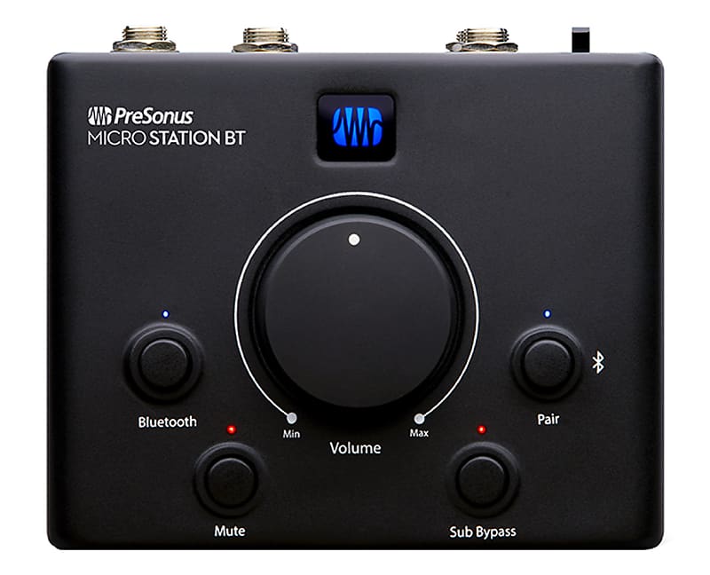 PreSonus MicroStation BT 2.1 Monitor Controller w/ Bluetooth Wireless Audio image 1