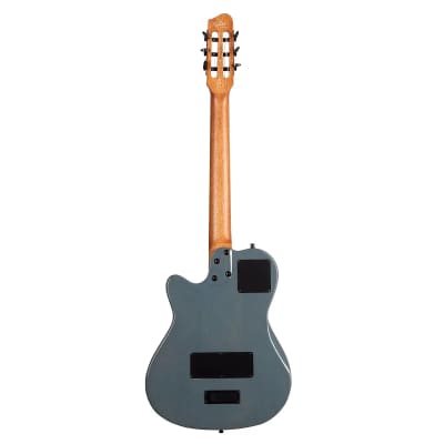 Godin #052387 Multiac Mundial Arctik Blue 6 String RH Nylon Acoustic Electric Guitar with Gigbag image 9