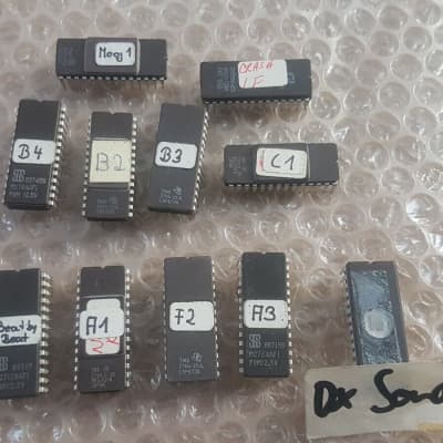 11 x OBERHEIM DX DRUM SOUND CHIPS