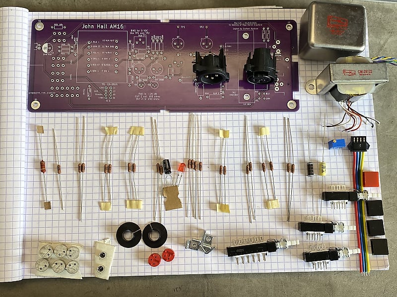 [XFO Audio] HALL AM16 Class-A microphone preamplifier DIY | Reverb